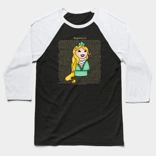 Little Rapunzel Story Baseball T-Shirt